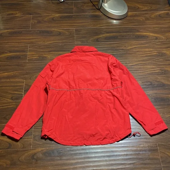 Vintage DICKIES Red Nylon Streetwear Work Jacket - Picture 3 of 15